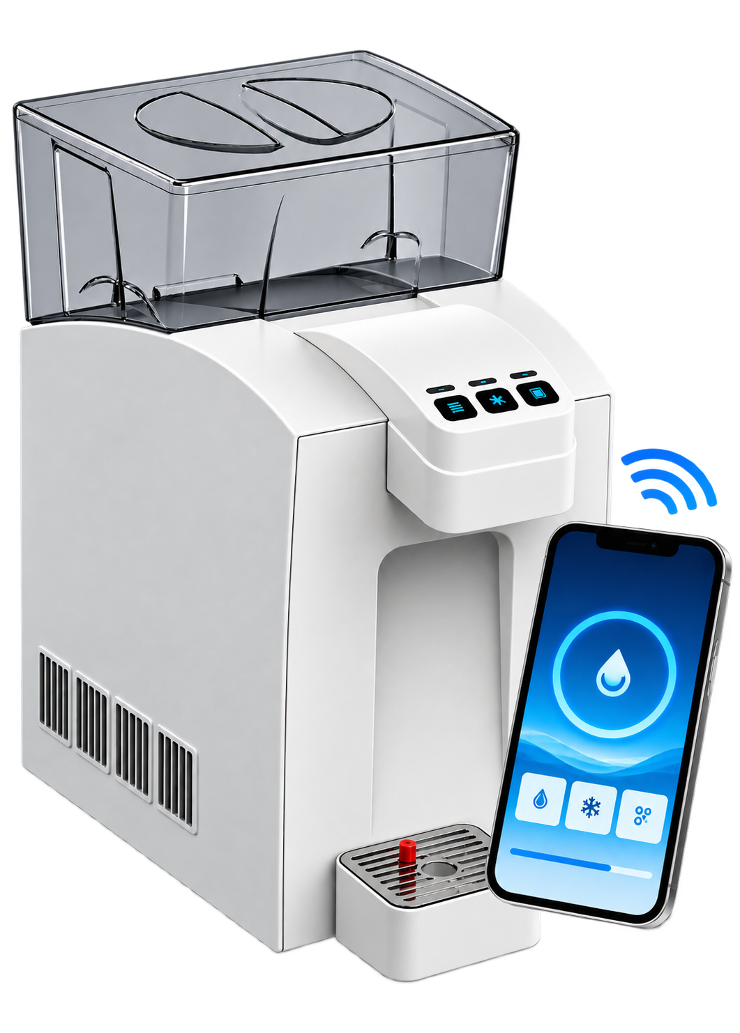Acqua Top Smart, purificatore d'acqua soprabanco con Wi-Fi e app dedicata